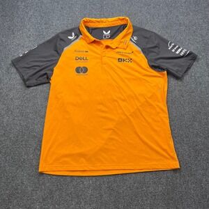 Castore McLaren Formula 1 Team Racing Fan Gear Orange Grey Performance Polo